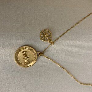 Coach Gold Horse & Carriage Necklace — Brand New with Tags 🐴✨